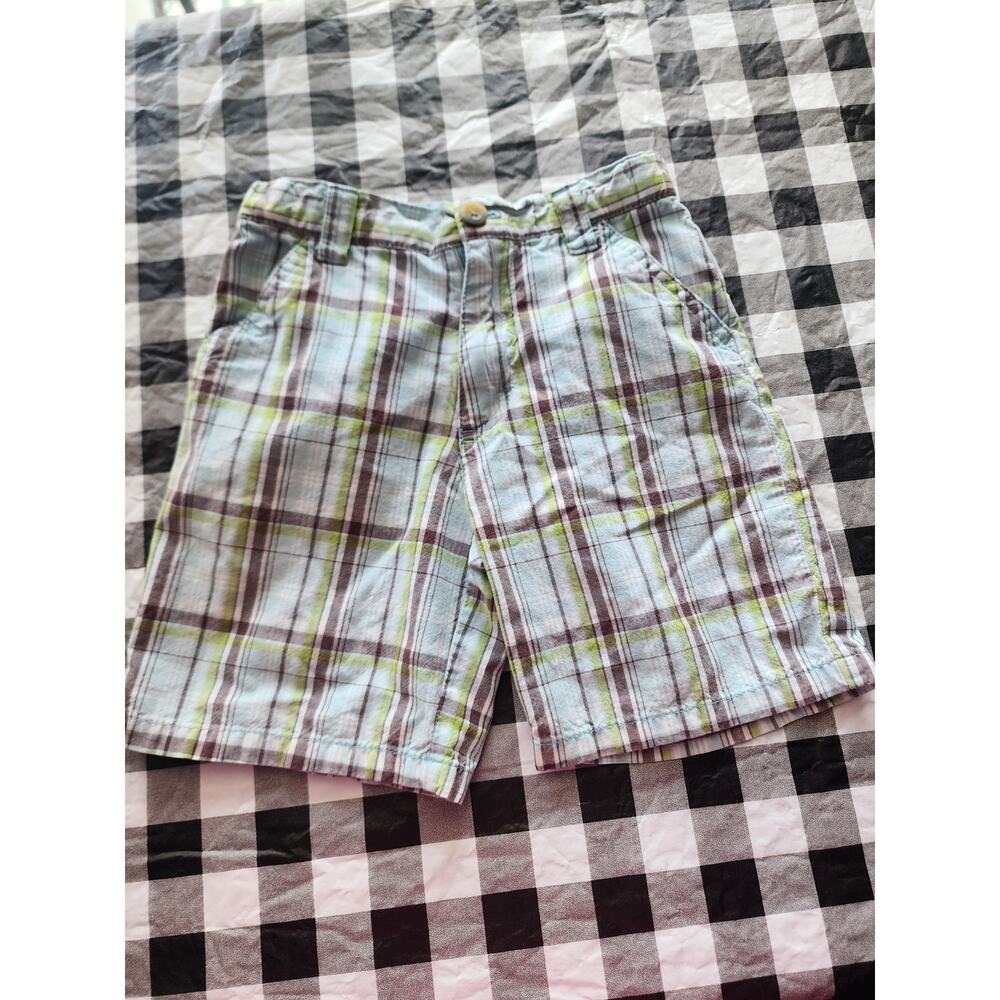 Arizona Plaid Shorts 3T Adjustable Waistband